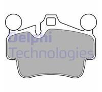 Plaquettes de frein LP2236 DELPHI pour PORSCHE BOXSTER Spyder CAYMAN BOXSTER 911