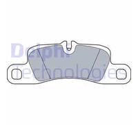 Plaquettes de frein Semi-Metallic LP3546 DELPHI pour PORSCHE CAYENNE