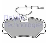 Plaquettes de frein LP564 DELPHI pour PEUGEOT CITROËN