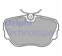 Delphi Plaquettes de frein LP596