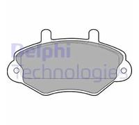 Plaquettes de frein LP767 DELPHI pour FORD TRANSIT Autobus/Autocar