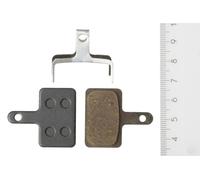 Plaquettes de frein M-WAVE BPD Organic STP1 pour Shimano/Tektro/Promax, organiques, clip en acier inoxydable inclus, mécanique