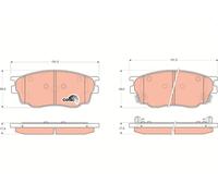 PLAQUETTES DE FREIN MAZDA P. 6 1,8 02-13