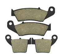 Plaquettes de frein moto Compatible Avec CRF450 2002-2015 Pour CRF250R Pour CRF250X 2004-2017 Plaquettes Frein Avant Et Arrière Pour Moto Pièces Rechange Pour Motocross Accessoires Universels(Front an