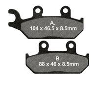 Ebc Fa-r Series Fa645r Sintered Brake Pads Noir