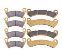 Plaquettes De Frein Moto Jeu De Plaquettes De Frein Avant Et Arrière De Moto Pour POLARIS SIDE X SIDE RZR 1000 XP 4 Turbo 2016-2020 RZR1000 XP Turbo Pro 2020-2022(Avant et arrière)