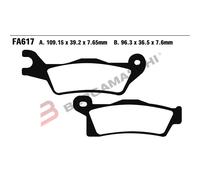 Ebc Fa-r Series Fa617r Sintered Brake Pads Noir