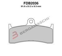 PLAQUETTES DE FREIN MOTO POUR FDB2036ST BUELL S3 THUNDERBOLT 98>02 HONDA CB 1300