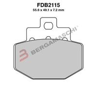 Ferodo Fdb2115p Platinum Road Semi-sintered Brake Pads Clair