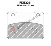 PLAQUETTES DE FREIN MOTO POUR FDB2291EF AEON ELITE I 400 14>14 SYM WOLF CAFE'...