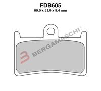 PLAQUETTES DE FREIN MOTO POUR FDB605P YAMAHA XP T-MAX 500 08>11 530 12>15 MT-10