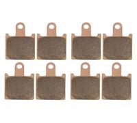 plaquettes de frein moto Pour KAWASAKI Pour GTR1400 ZG1400 ABC 2008-2014 Kit De Plaquettes Frein Avant Et Arrière Rechange En Cuivre Fritté(2 Pairs)