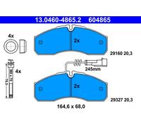 PLAQUETTES DE FREIN NISSAN P. CABSTAR 2.5-3.0 D 11-