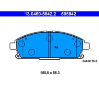 PLAQUETTES DE FREIN NISSAN P. X-TRAIL 2.0-2.5 4X4 01-07