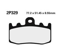 NISSIN Plaquettes de frein route /Off-Road métal fritté - 2P-329ST