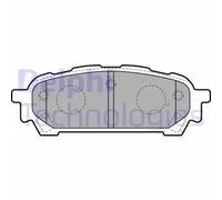 Plaquettes de frein Organic LP1822 DELPHI pour SUBARU IMPREZA Break FORESTER