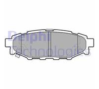 Plaquettes de frein Organic LP1999 DELPHI pour SUBARU TOYOTA