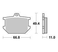 Plaquettes De Frein Organiques BREMBO 07YA0309 Pour Moto Rechanges Accessoires