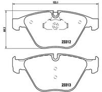 Plaquettes de frein P 06 054X BREMBO pour BMW 7 5 5 Touring 6 6 Décapotable