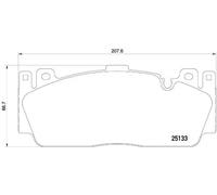 Plaquettes de frein P 06 079 BREMBO pour BMW 6 Décapotable 5 6 Coupé 2 Coupé