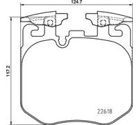 Plaquettes de frein P 06 106 BREMBO pour BMW ALPINA ROLLS-ROYCE