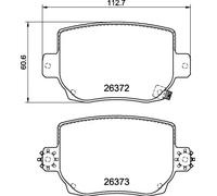 Plaquettes de frein P 09 030 BREMBO pour TESLA MODEL 3 MODEL Y