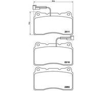 BREMBO P 23 078X Plaquettes de frein