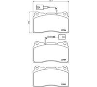 Plaquettes de frein P 23 154 BREMBO pour ALFA ROMEO GIULIETTA