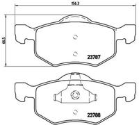 Plaquettes de frein P 24 056 BREMBO pour MAZDA FORD FORD USA