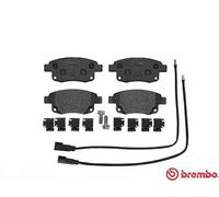 Jeu de plaquettes de frein BREMBO P 24 066, arrière