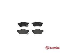 Plaquettes de frein P 28 025 BREMBO pour HONDA CRX III CIVIC V Hatchback JAZZ II