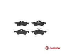 Plaquettes de frein P 28 070 BREMBO pour HONDA CIVIC IX CIVIC IX Tourer