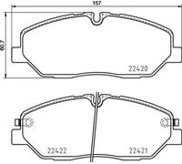 Plaquettes de frein P 30 090 BREMBO pour HYUNDAI H350 Fourgon