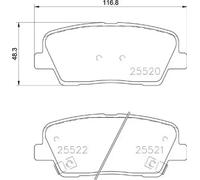 Plaquettes de frein P 30 104 BREMBO pour KIA GENESIS