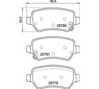 Plaquettes de frein P 30 120 BREMBO pour KIA CEE'D PRO CEE'D CEE'D Sportswagon