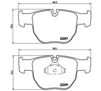 Brembo P44012 Plaquettes de Frein Avant