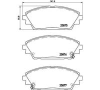Plaquettes de frein P 49 050 BREMBO pour MAZDA 3 3 A trois volumes CX-3 CX-30
