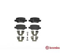 Plaquettes de frein P 50 058 BREMBO pour MERCEDES-BENZ VANEO CLASSE A
