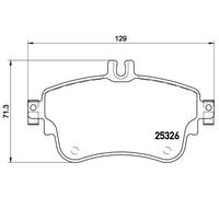 Plaquettes de frein P 50 094 BREMBO pour MERCEDES-BENZ CLA Coupé CLASSE A