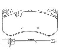 Plaquettes de frein P 50 127 BREMBO pour AUDI A6 C6 Avant A6 C6 A6 C7 Avant