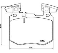 Plaquettes de frein P 50 159 BREMBO pour MERCEDES-BENZ GLC GLC Coupe