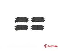 Plaquettes de frein P 54 018 BREMBO pour MITSUBISHI PAJERO II L400 Fourgon