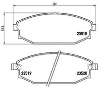 Brembo Plaquettes de frein avant P54027