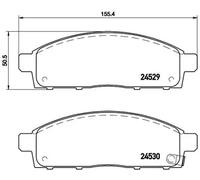 Plaquettes de frein P 54 038 BREMBO pour MITSUBISHI FIAT