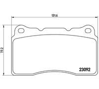 Plaquettes de frein P 54 040 BREMBO pour RENAULT VOLVO