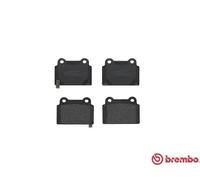 Plaquettes de frein P 54 052 BREMBO pour MITSUBISHI LANCER VIII