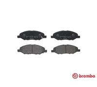 Brembo Plaquettes de frein P 56 088 - Jeu de 4 Avant pour Nissan Micra III / Note