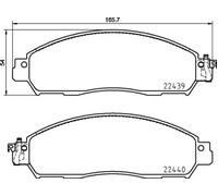 BREMBO P 56 120 Plaquettes de frein