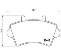Plaquettes de frein P 59 039 BREMBO pour RENAULT OPEL NISSAN