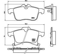 Brembo P 59 045X Plaquette de frein
